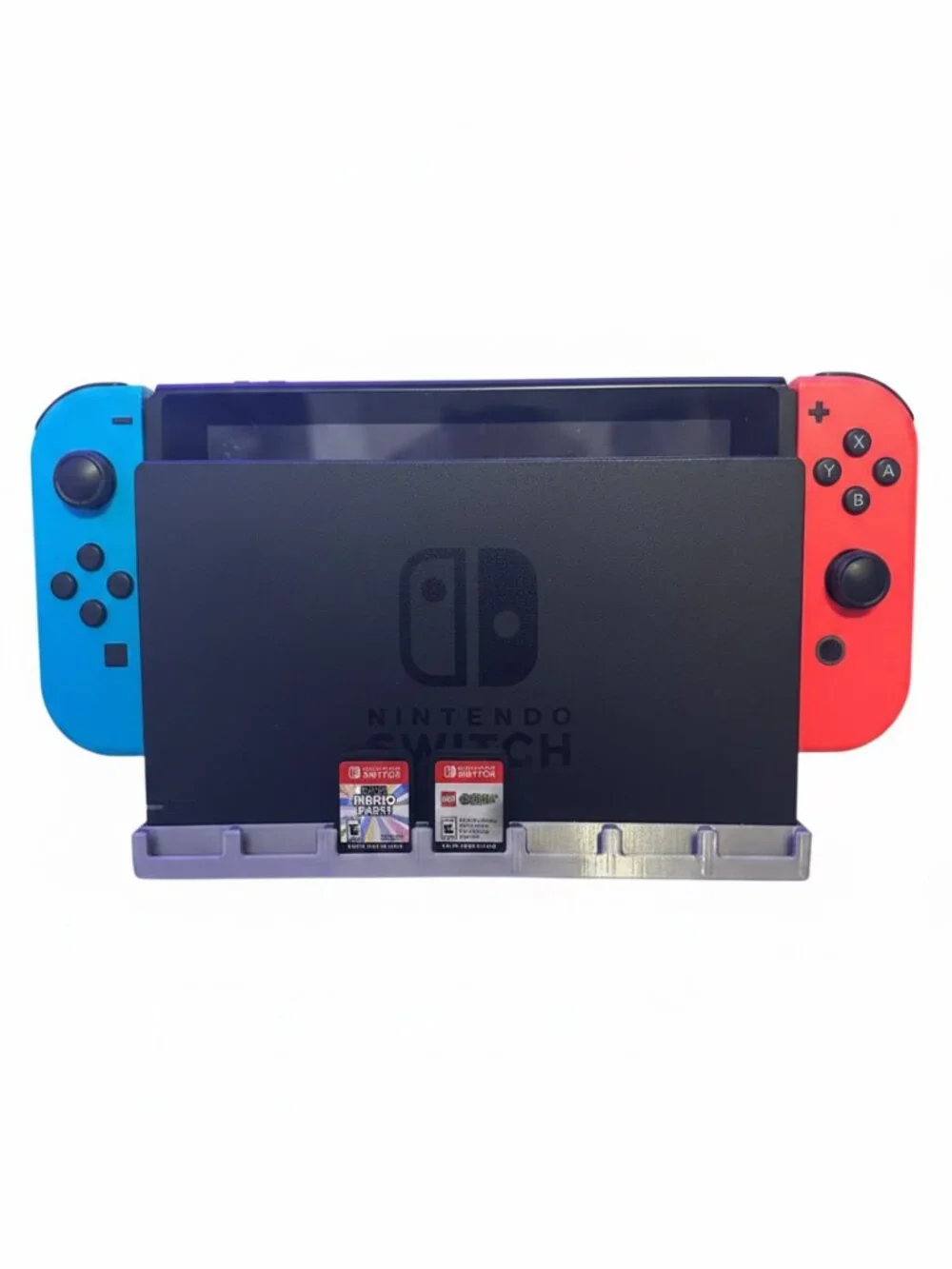 Nintendo Switch Console Bundle Neon Red/Blue Mario Kart 8 & Bros U Deluxe